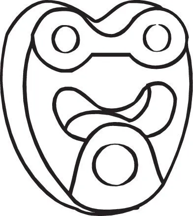 Houder, uitlaatsysteem