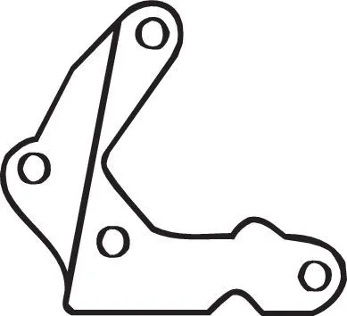 Houder, uitlaatsysteem