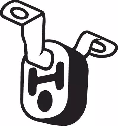 Houder, uitlaatsysteem