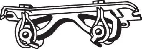 Houder, uitlaatsysteem