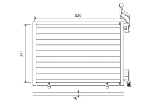 Condensor, airconditioning