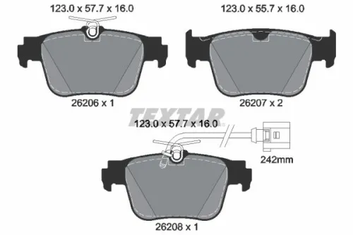 Remblokkenset, schijfrem