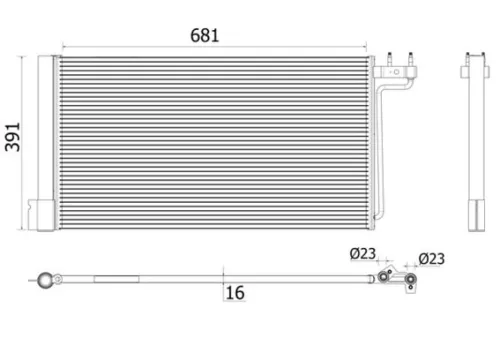Condensor, airconditioning