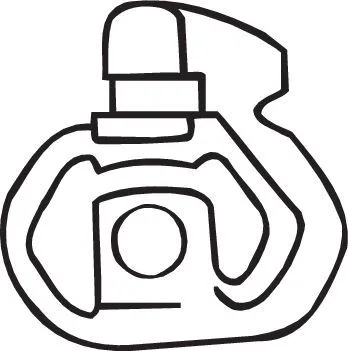 Houder, uitlaatsysteem