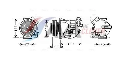 Compressor, airconditioning