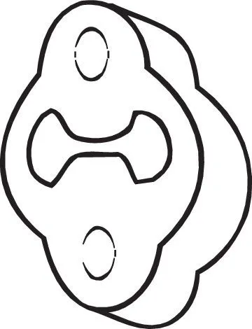 Houder, uitlaatsysteem