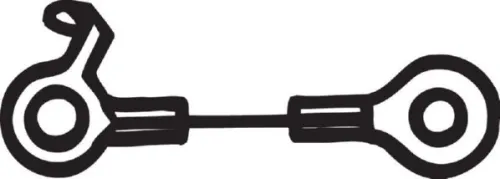 Houder, uitlaatsysteem