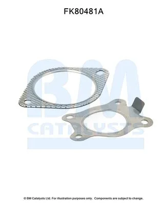 Montageset, katalysator