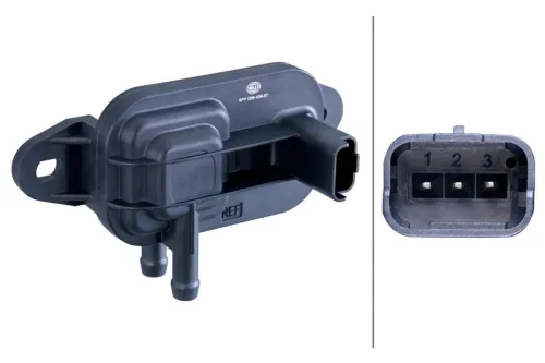 Sensor, uitlaatgasdruk