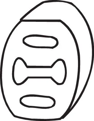 Houder, uitlaatsysteem