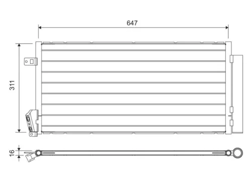 Condensor, airconditioning