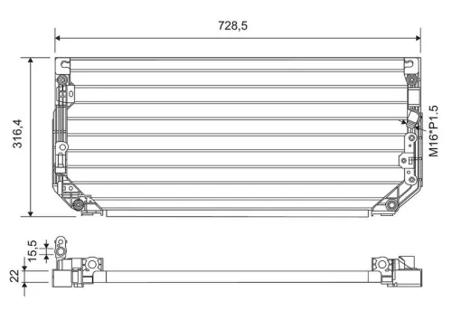 Condensor, airconditioning