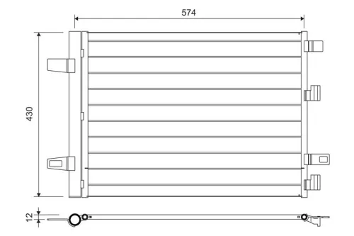 Condensor, airconditioning