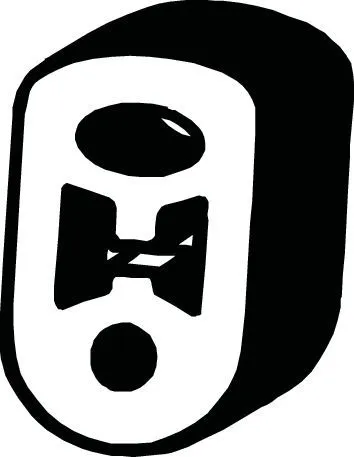 Houder, uitlaatsysteem