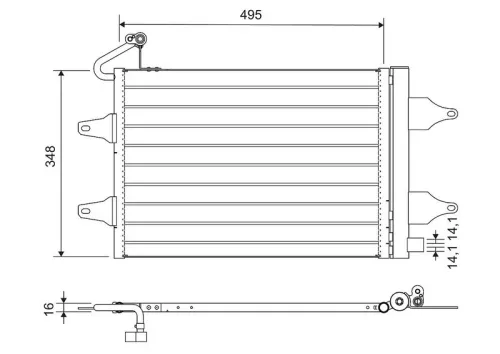 Condensor, airconditioning
