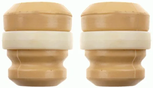 Aanslagrubber, vering