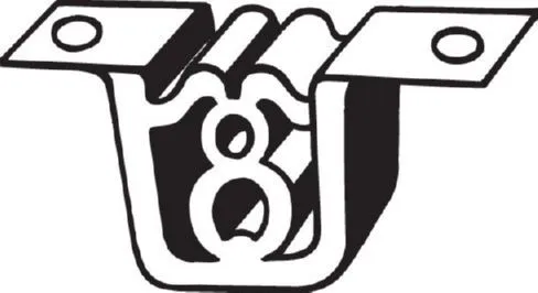 Houder, uitlaatsysteem