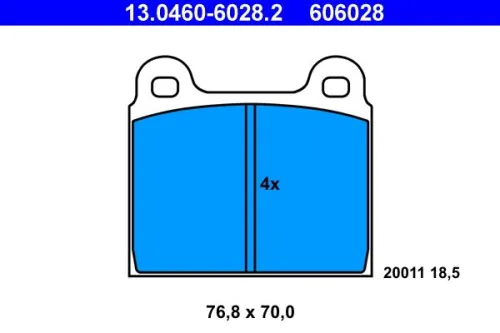 Remblokkenset, schijfrem