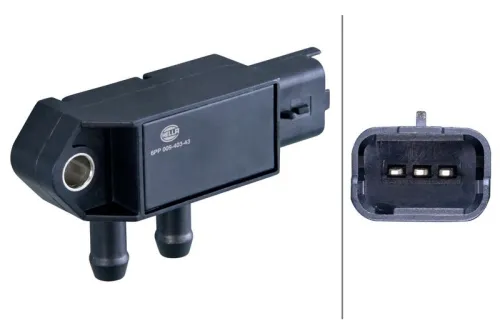 Sensor, uitlaatgasdruk