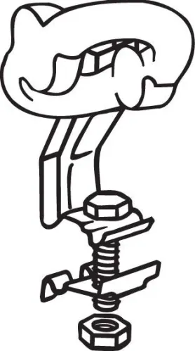 Houder, uitlaatsysteem